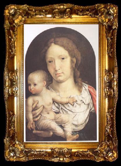 framed  Jan Gossaert Mabuse the Virgin and Child (mk05), ta009-2